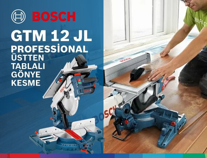 GTM 12 JL PROFESSİONAL ÜSTTEN TABLALI GÖNYE KESME