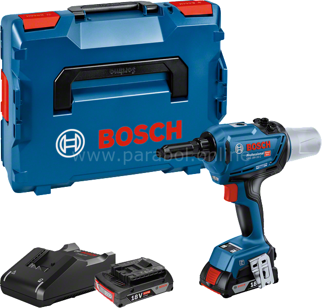 Bosch Professional GRG 18V-16 C (2x4,0 Ah,L-BOXX) Akülü Perçin Tabancası 06019K5001