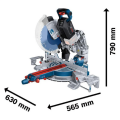 Bosch Professional GCM 18V-305 GDC (Solo) Akülü Gönye Kesme Makinesi 0601B43000