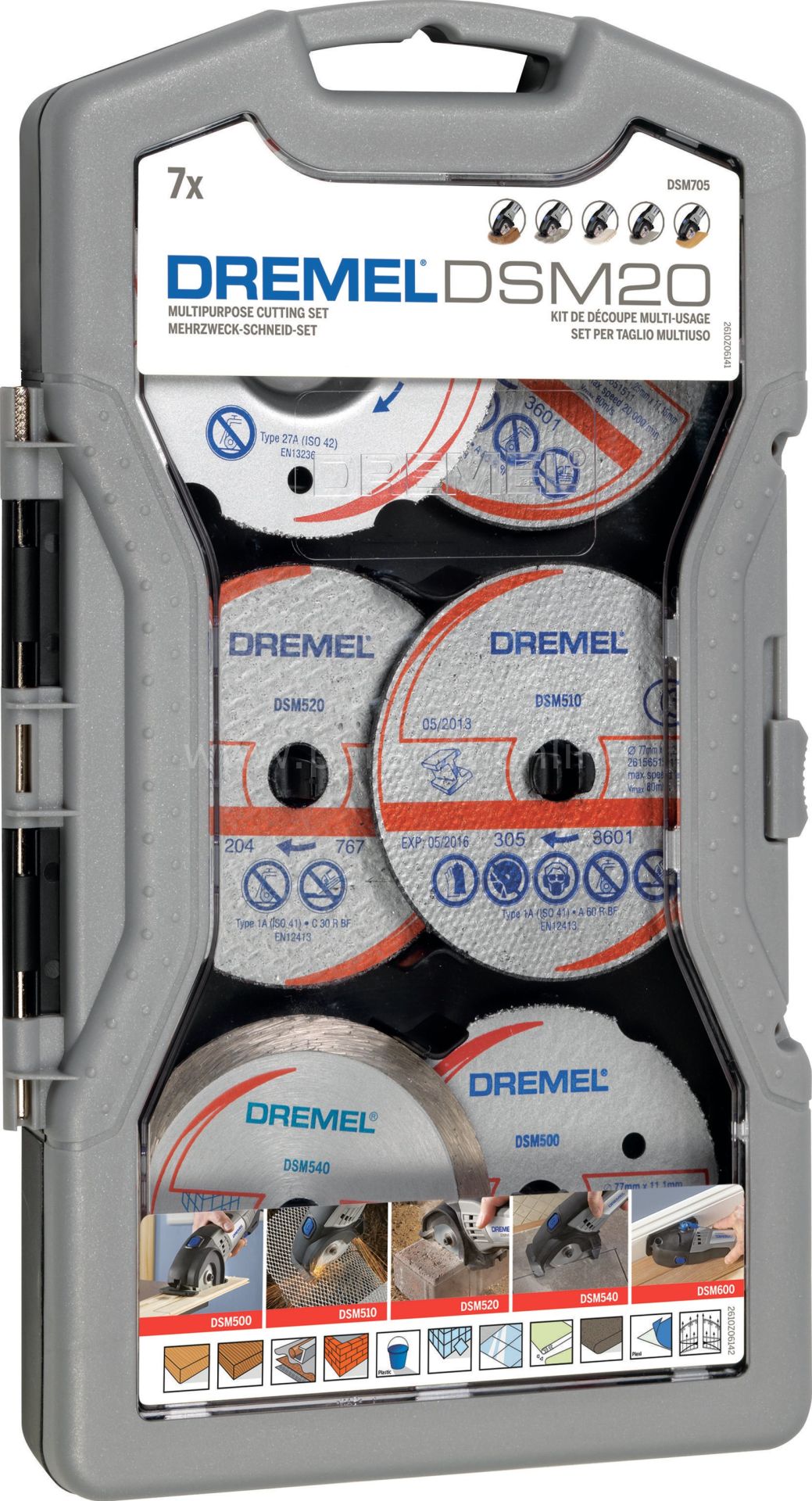DREMEL® DSM20 çok amaçlı kesme kılavuzu seti (DSM705) 2615S705JA