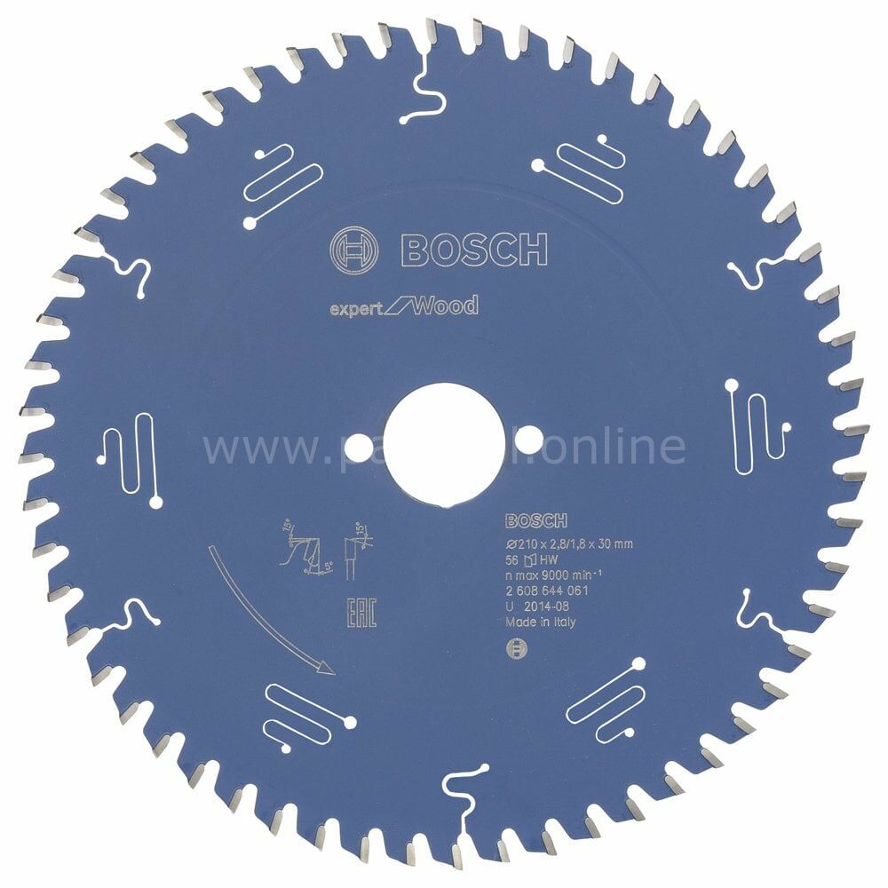 Bosch - Expert Serisi Ahşap için Daire Testere Bıçağı 210*30 mm 56 Diş 2608644061