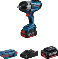 Bosch Professional GDS 18V-1000 (2 x 5.0 Ah; L-Boxx) Akülü Darbeli Somun Sıkma Makinesi 06019J8304