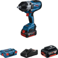 Bosch Professional GDS 18V-1000 (2 x 5.0 Ah; L-Boxx) Akülü Darbeli Somun Sıkma Makinesi 06019J8304