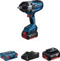 Bosch Professional GDS 18V-1000 (2 x 5.0 Ah; L-Boxx) Akülü Darbeli Somun Sıkma Makinesi 06019J8304