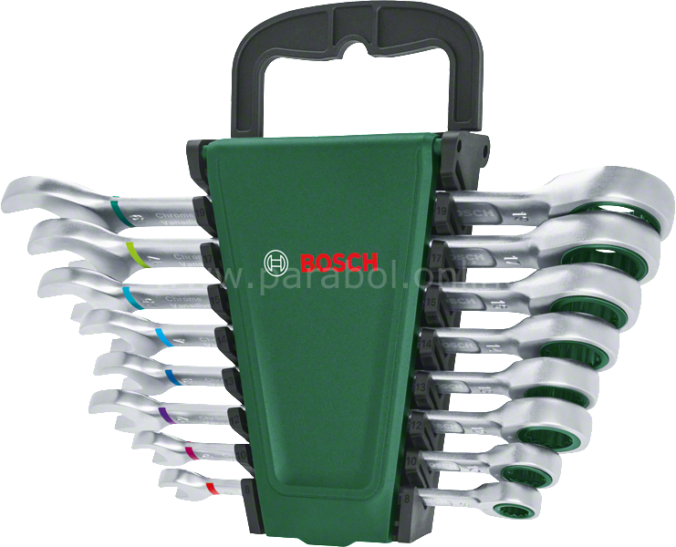 Bosch Cırcırlı Kombine Anahtar Seti 8 Parça 1600A027PS