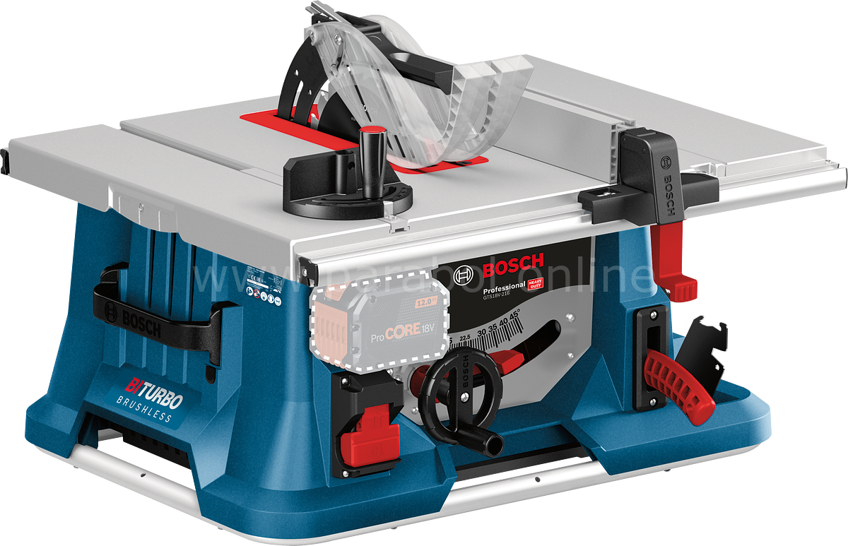 Bosch Professional GTS 18V-216 (Solo) Akülü Tezgah Testere Makinesi 0601B44000