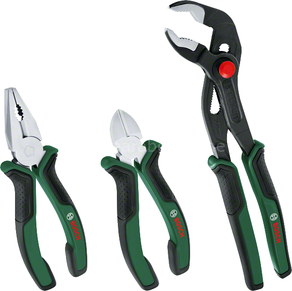 Bosch Pense Seti 3 Parça Premium (Pense, Yan Keski, Boru Anahtarı) 1600A02W7J