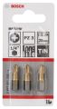 Bosch - Max Grip Serisi Vidalama Ucu PZ 3*25 mm 3'lü 2607001595