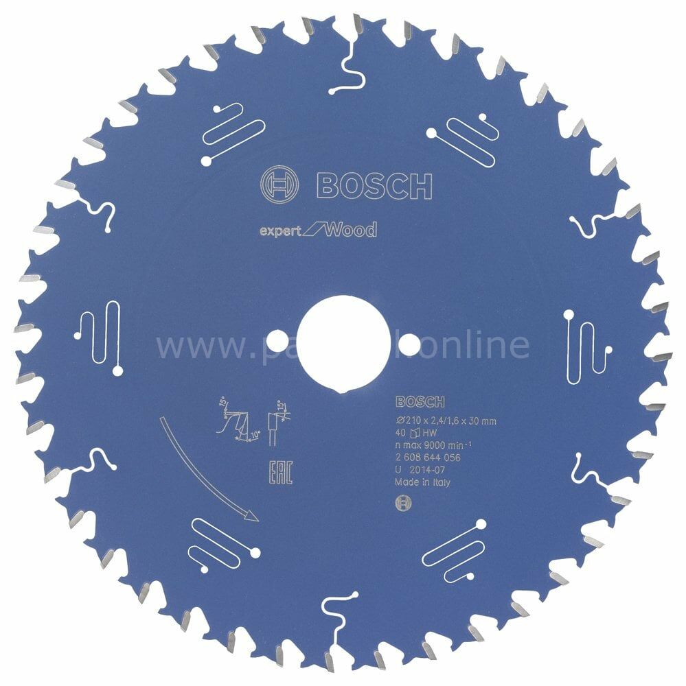 Bosch - Expert Serisi Ahşap için Daire Testere Bıçağı 210*30 mm 40 Diş 2608644056