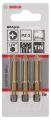 Bosch - Max Grip Serisi Vidalama Ucu PZ 1*49 mm 3'lü 2607001598