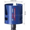 Bosch 65 mm Yapı Malzemeleri Için Panç 2608900468