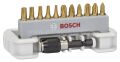 Bosch - 11 Parça MaxGrip Vidalama Ucu Seti + Hızlı Değiştirmeli Tutucu 2608522126