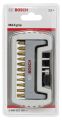 Bosch - 11 Parça MaxGrip Vidalama Ucu Seti + Hızlı Değiştirmeli Tutucu 2608522126