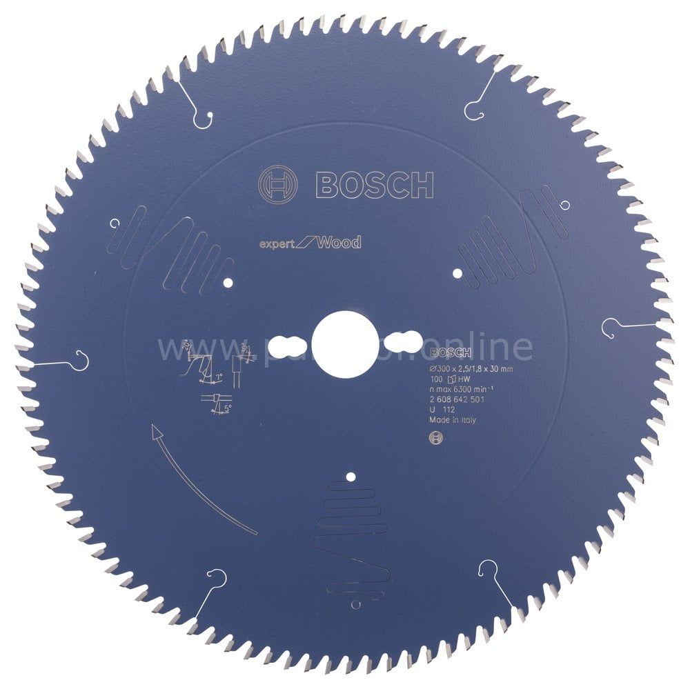 Bosch - Expert Serisi Ahşap için Daire Testere Bıçağı 300*30 mm 100 Diş 2608642501