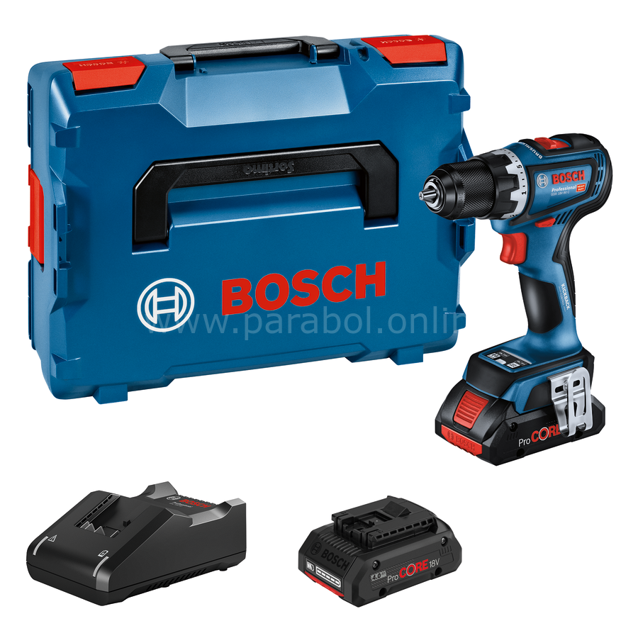 Bosch Professional GSR 18V-90 C (2x5.0Ah,GAL 18V-40,L-Boxx) Akülü Delme Vidalama Makinesi 06019K6006