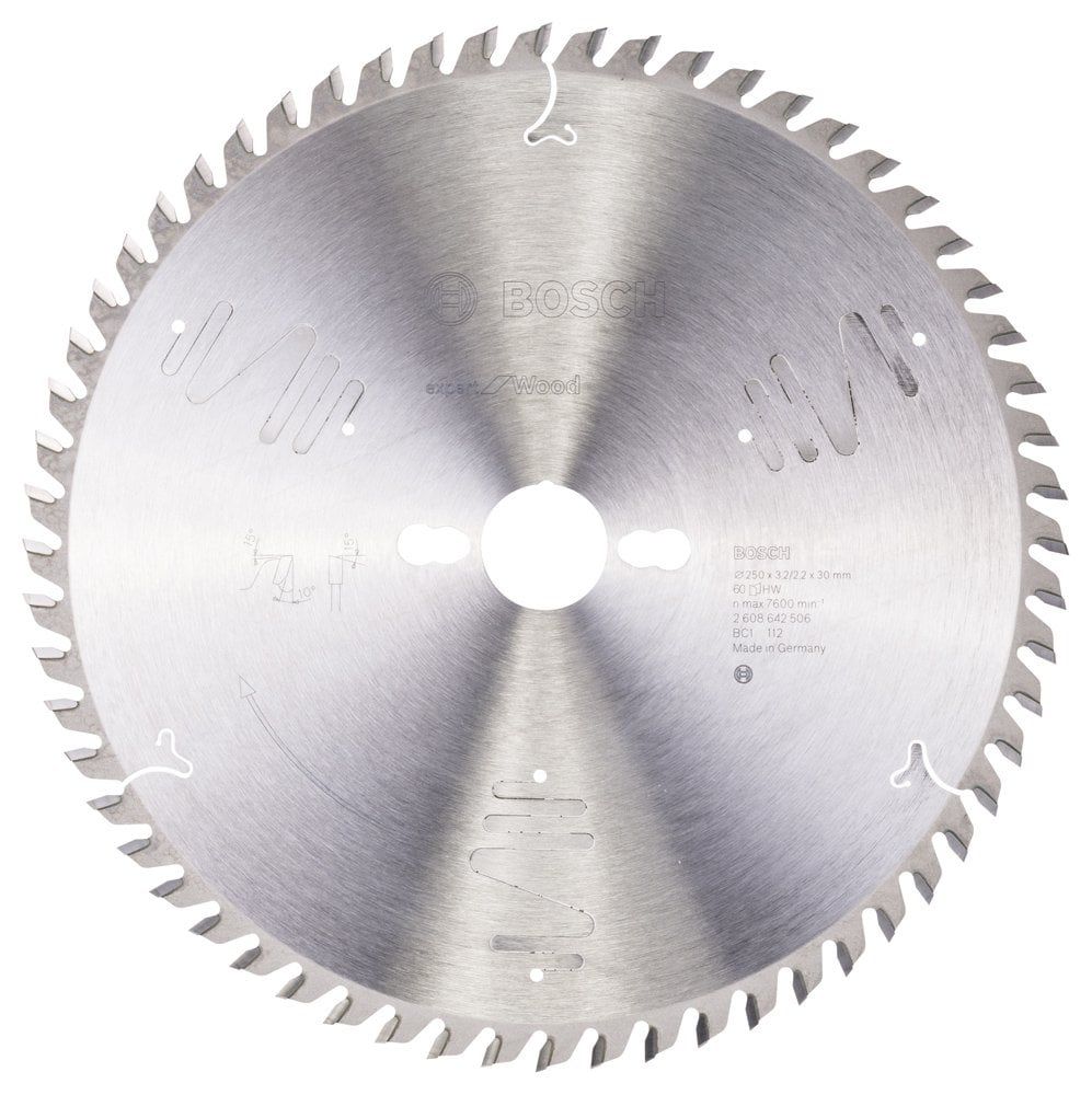 Bosch - Expert Serisi Ahşap için Daire Testere Bıçağı 250*30 mm 60 Diş 2608642506