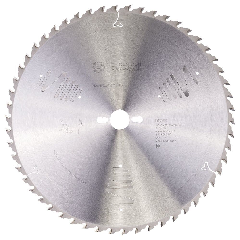 Bosch - Expert Serisi Ahşap için Daire Testere Bıçağı 350*30 mm 54 Diş 2608642512