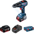 Bosch Professional GSB 18V-50 Çift Akülü 5 Ah Darbeli Vidalama Makinesi 06019H5101