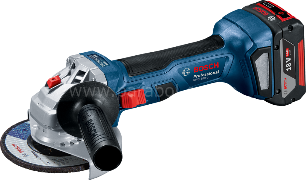 Bosch Professional GWS 180-Li Çift Akülü 4 Ah Taşlama Makinesi 06019H9021