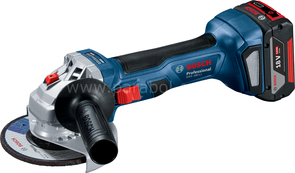 Bosch Professional GWS 180-Li Çift Akülü 4 Ah Taşlama Makinesi 06019H9021