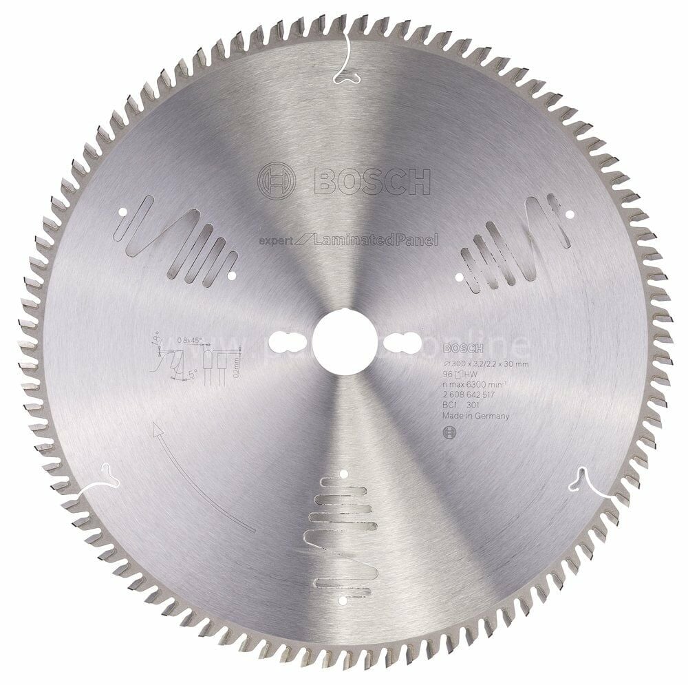 Bosch - Expert Serisi Lamine Panel için Daire Testere Bıçağı 300*30 mm 96 Diş 2608642517