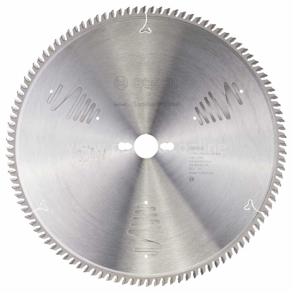 Bosch - Expert Serisi Lamine Panel için Daire Testere Bıçağı 350*30 mm 108 Diş 2608642518