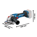 Bosch Professional GWS 18V-15 C (Solo) Akülü Taşlama Makinesi 06019H6000