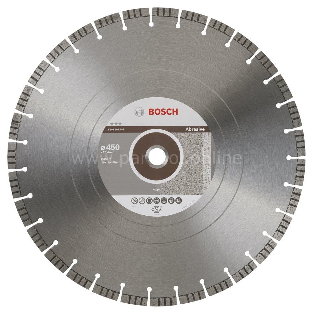 Bosch - Best Serisi Aşındırıcı Malzemeler İçin Elmas Kesme Diski 450 mm 2608602688