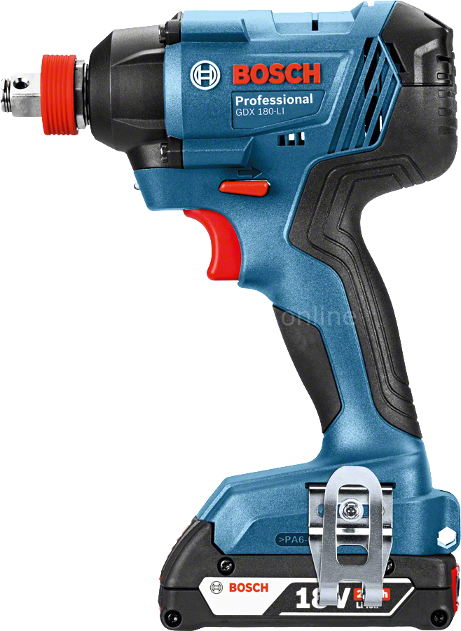 Bosch Professional GDX 180-Li Çift Akülü 2 Ah Somun Sıkma Makinesi