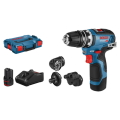 Bosch Professional GSR 12V-35 FC Çift Akülü 3 Ah Vidalama Makinesi 06019H3000