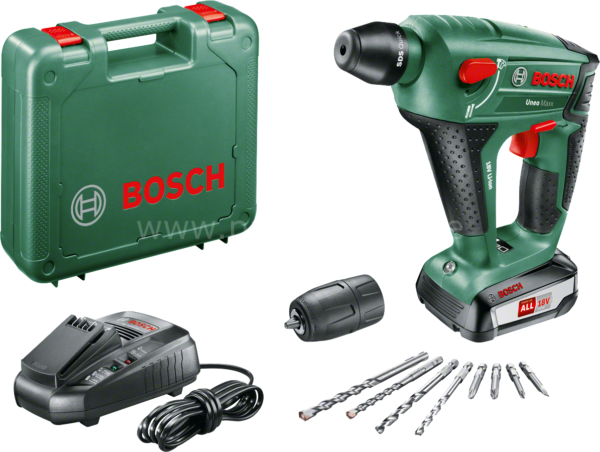 Bosch UNEO MAXX 18 V Tek Akülü Kırıcı Delici (1 x 2,5 Ah) 060395230F