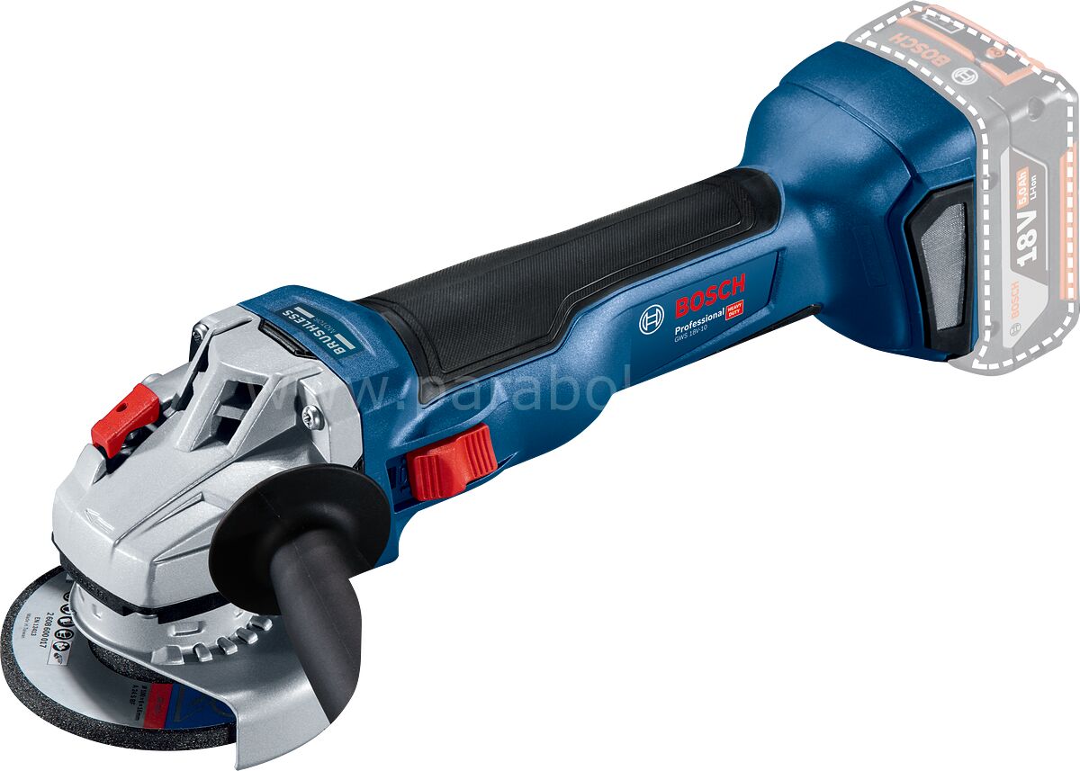 Bosch Professional GWS 18V-10 (Solo) Akülü Taşlama Makinesi (115mm) 06019J4000