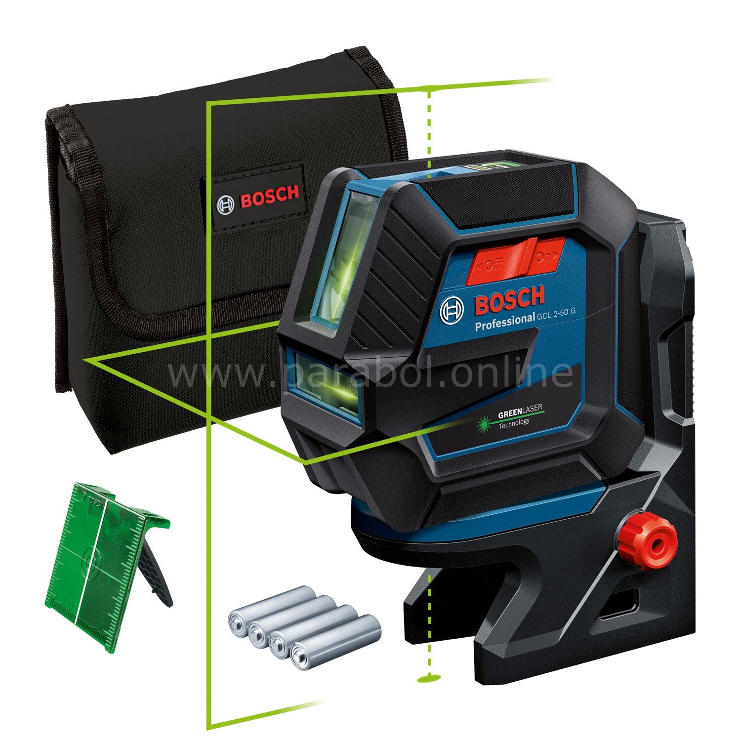 Bosch Professional GCL 2-50 G + RM10 Lazer Hizalama 0601066M00
