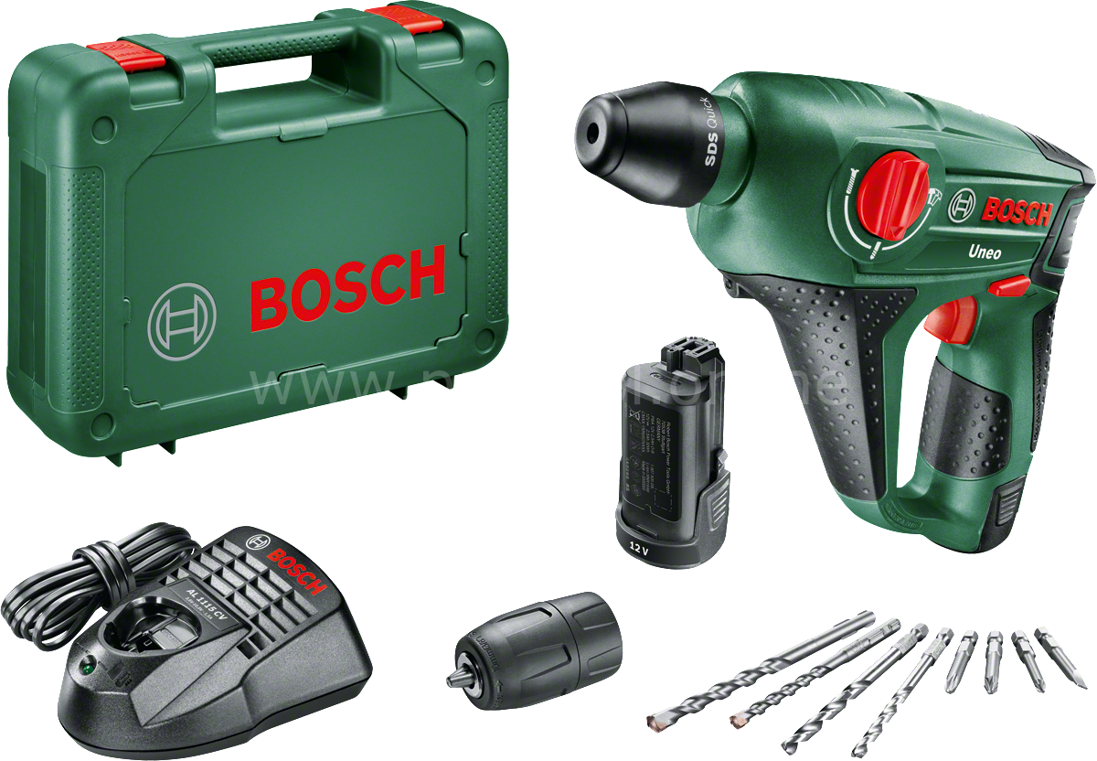 Bosch UNEO 12 LI Çift Akülü Kırıcı Delici (2 x 2,0 Ah) 060398400E