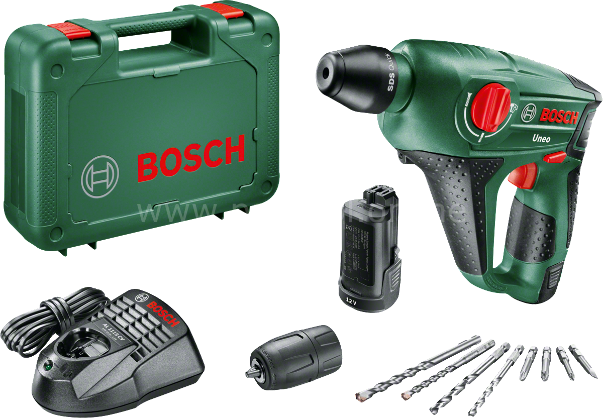 Bosch UNEO 12 LI Çift Akülü Kırıcı Delici (2 x 2,0 Ah) 060398400E