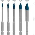 Expert Hex-9 Hardceramic Delme Ucu Seti 4/5/6/8/10 mm 5 Parça