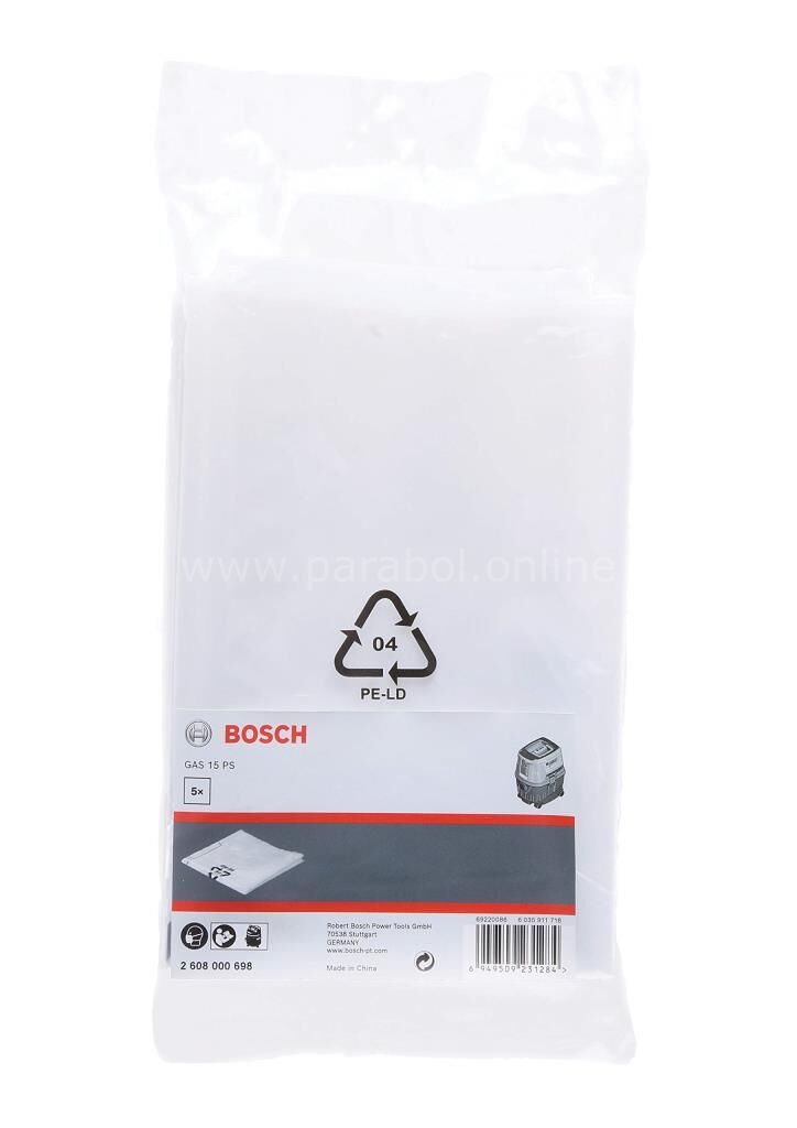 Süpürge Toz Torbası (Plastik) GAS15