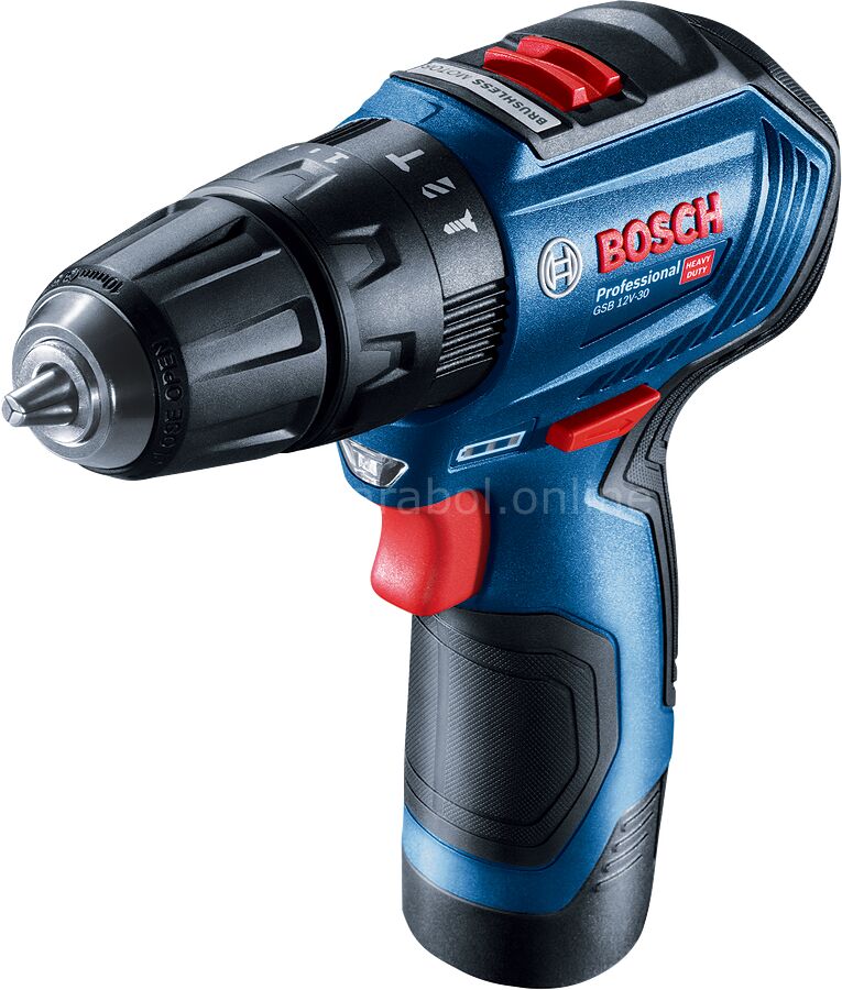 Bosch Professional GSB 12V-30 Çift Akülü 2 Ah Darbeli Vidalama Makinesi 06019G9100