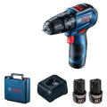 Bosch Professional GSB 12V-30 Çift Akülü 2 Ah Darbeli Vidalama Makinesi 06019G9100