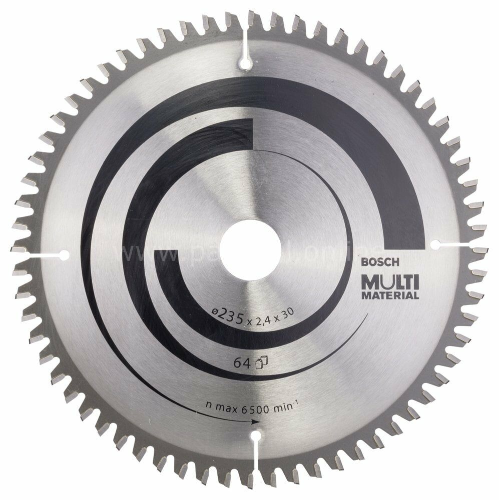Bosch - Standard for Serisi Çoklu Malzeme için Daire Testere Bıçağı 235*30/25 mm 64 Diş 2608640514