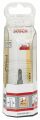 Bosch - Expert Serisi Ahşap İçin Çift Bıçaklı, Tam Sert Metal Boşluk Frezesi 8*6*50,8 mm 2608629368