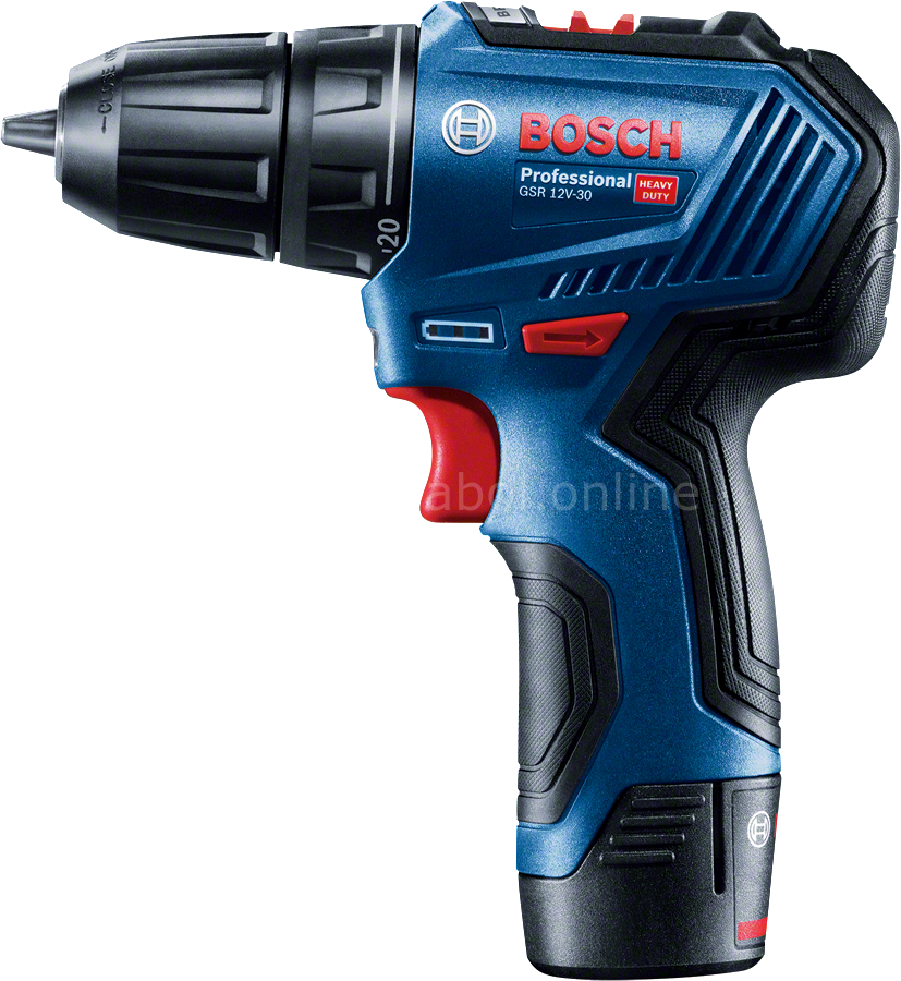 Bosch Professional GSR 12V-30 + 39Parça Vidalama Seti Akülü Delme Vidalama Makinesi 06019G9001