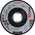 Bosch - X-LOCK - 115*1,6 mm Expert Serisi Düz Inox (Paslanmaz Çelik) Kesme Diski (Taş) 2608619260