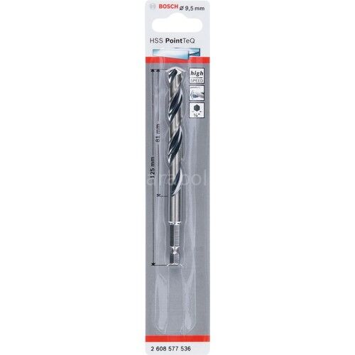 Pointeq 9.5mm 1/4 Adap. Metal Matkap Ucu 1'li 26085775236 Bosch