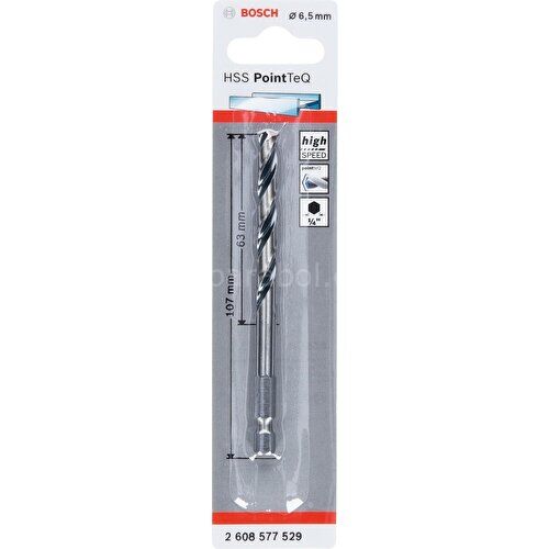 Bosch Pointeq 6.5mm 1/4 Adap. Metal Matkap Ucu 1'li 2608577529 Bosch