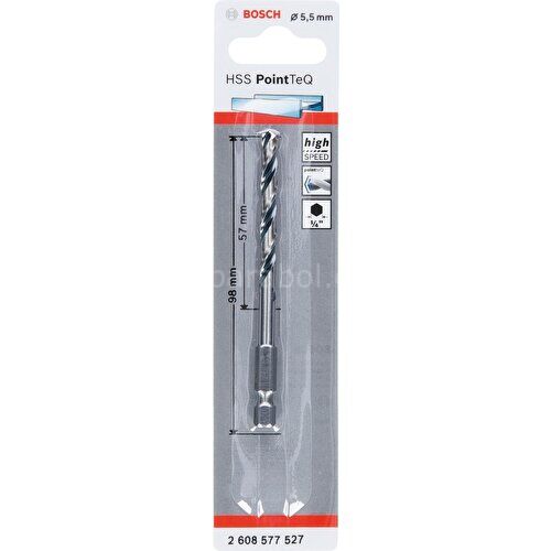 Bosch Pointeq 5,5mm 1/4 Adap. Metal Matkap Ucu 1'li 2608577527 Bosch