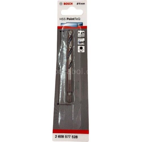 Point Teq Altıgen Şaftlı Hss Matkap Ucu 6 mm