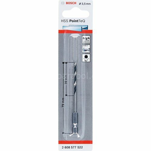 Hsspointteq Hex Metal Matkap Ucu 3.5mm 2.608.577.522