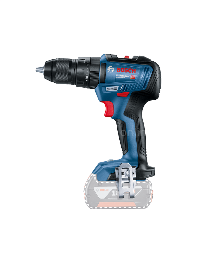 Bosch Professional GSB 18V-50 SOLO Akülü Darbeli Delme/Vidalama Makinesi 06019H5106