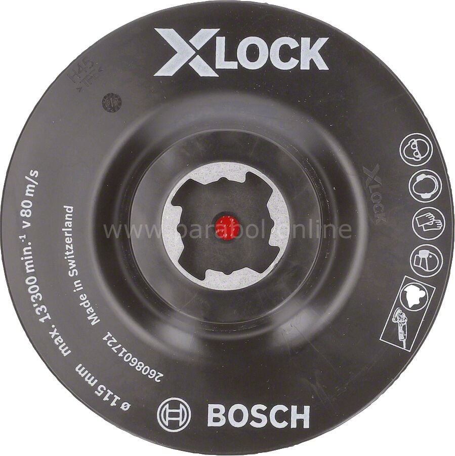 Bosch - X-LOCK - 115 mm M14 Kağıt Zımparalar için Taban 2608601721